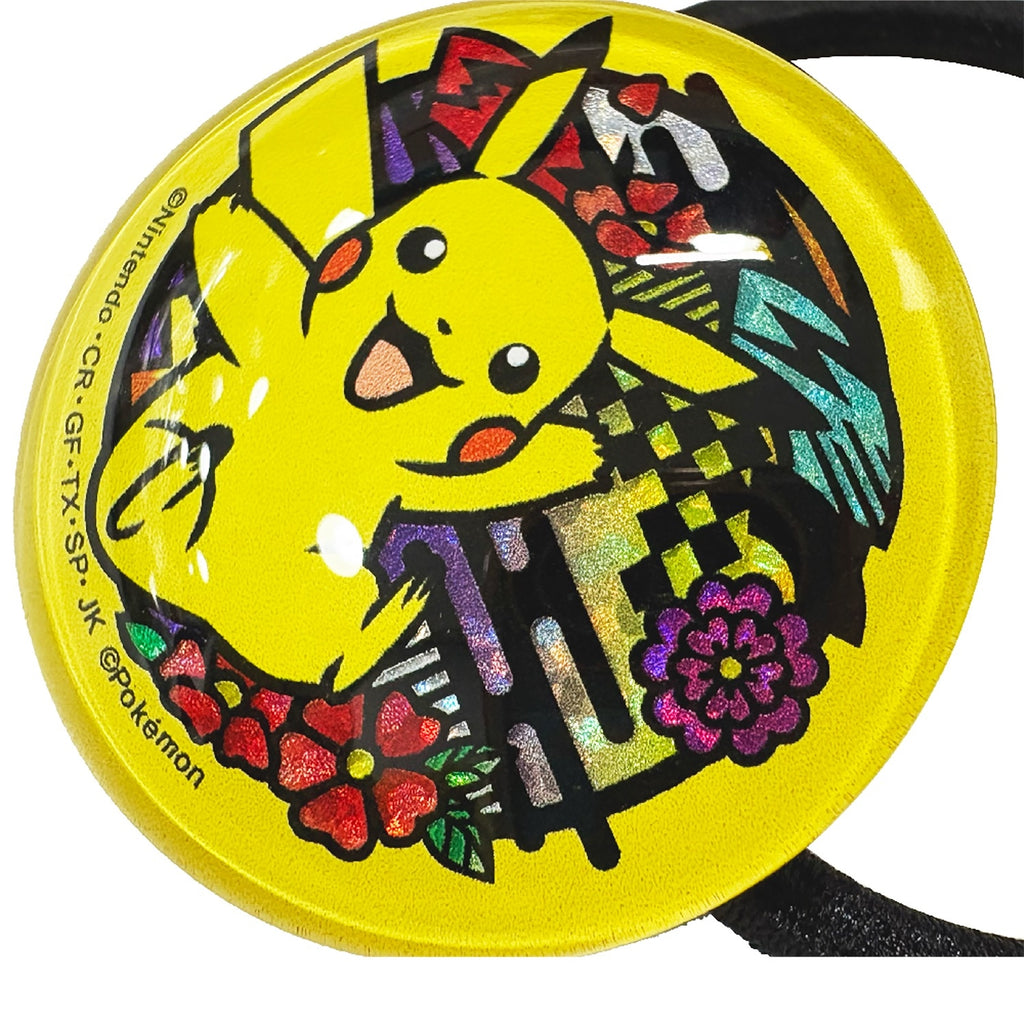 Cutout series glitter hair tie Pikachu B