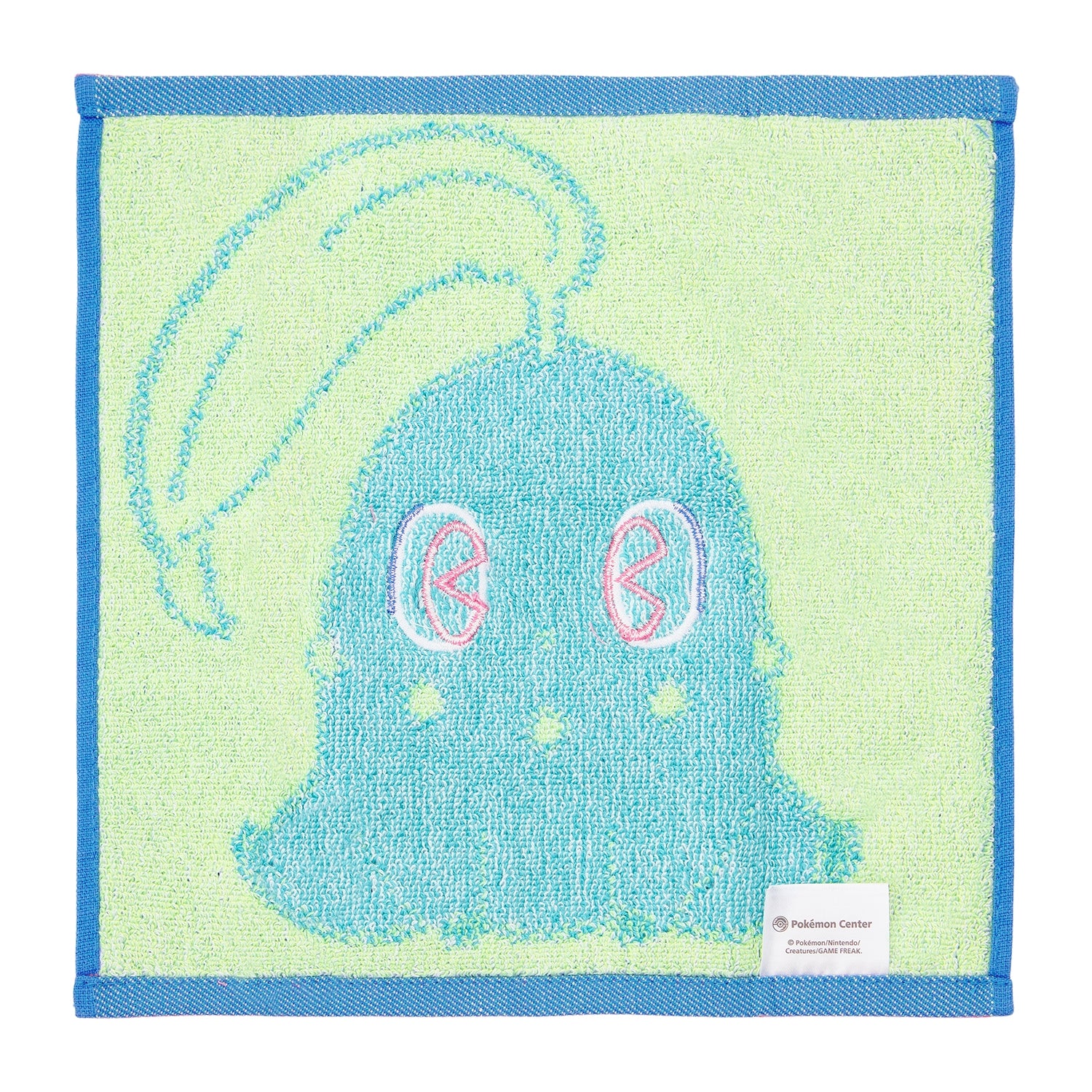 Pokemon Chikorita towel with cute character artwork, authentic Japanese collectible