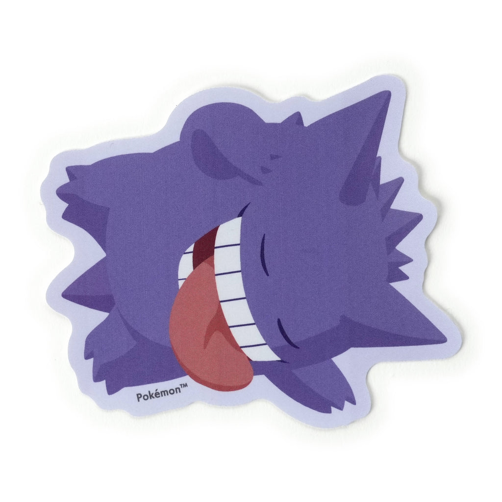 Pokemon Gengar die-cut sticker with unique design from Japan