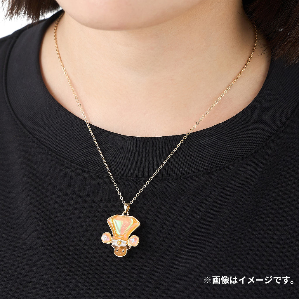 Pokémon Eevee necklace packaging from Japan, featuring JAN code