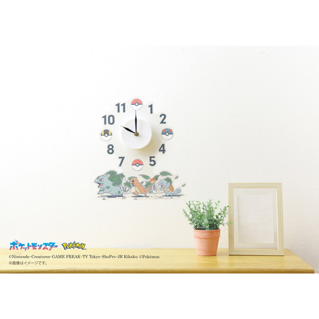 Official Pokemon Center Japan Bulbasaur clock sticker, sourced from Japan