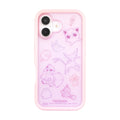 iPhone16 compatible plump frame case pink