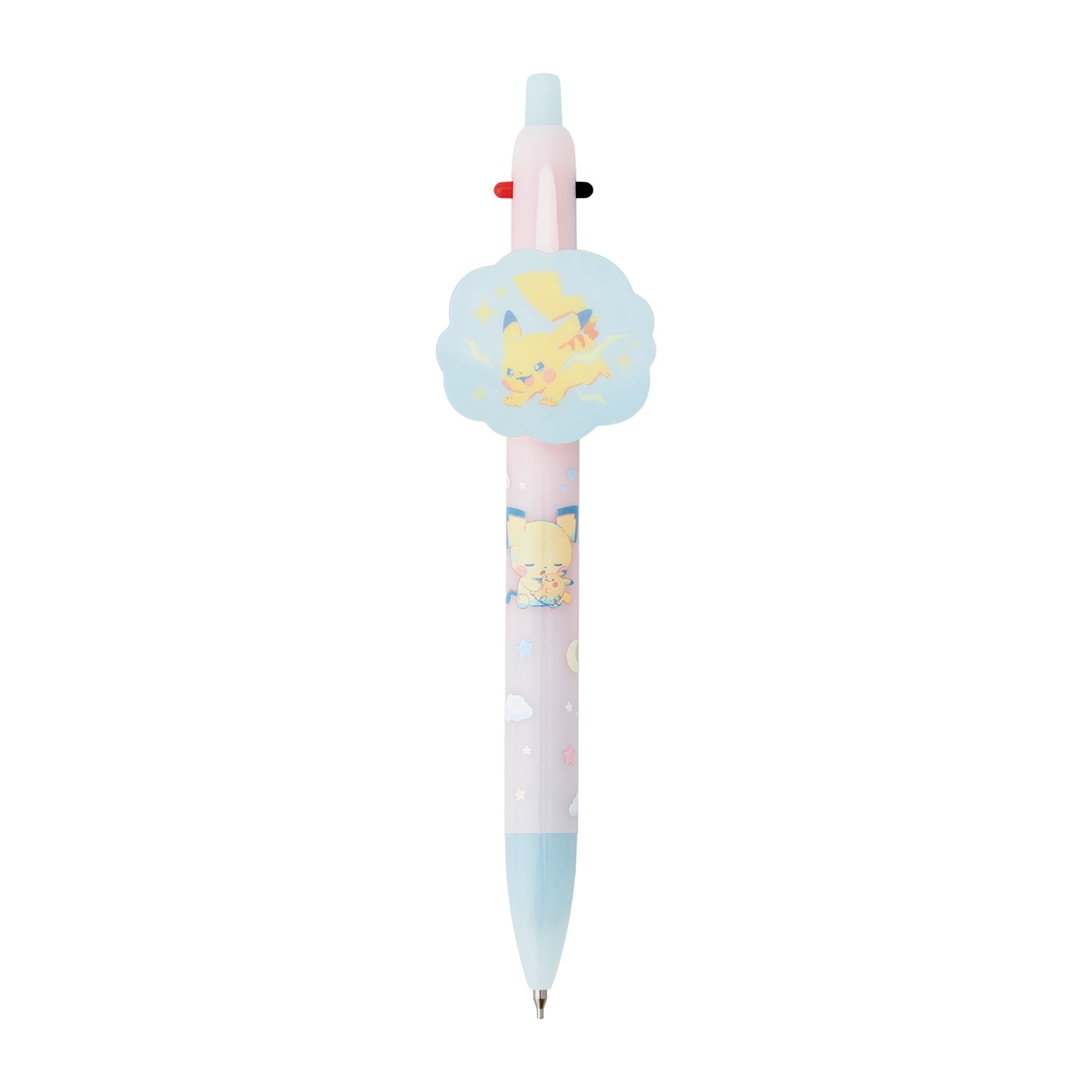 Sharp 2-color ballpoint pen with Pikachu mascot, Japan import