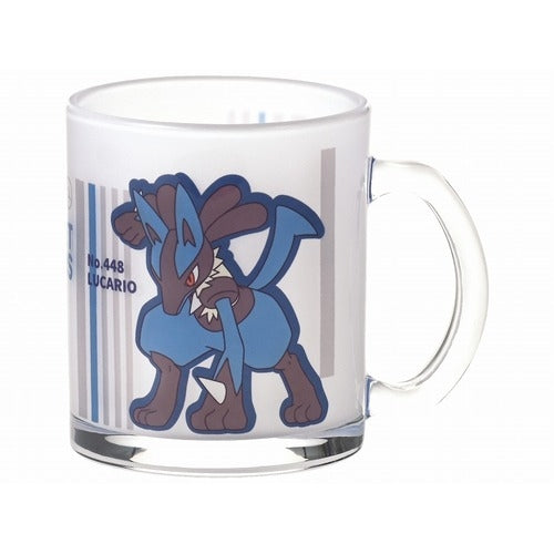 Pattern glass mug Lucario