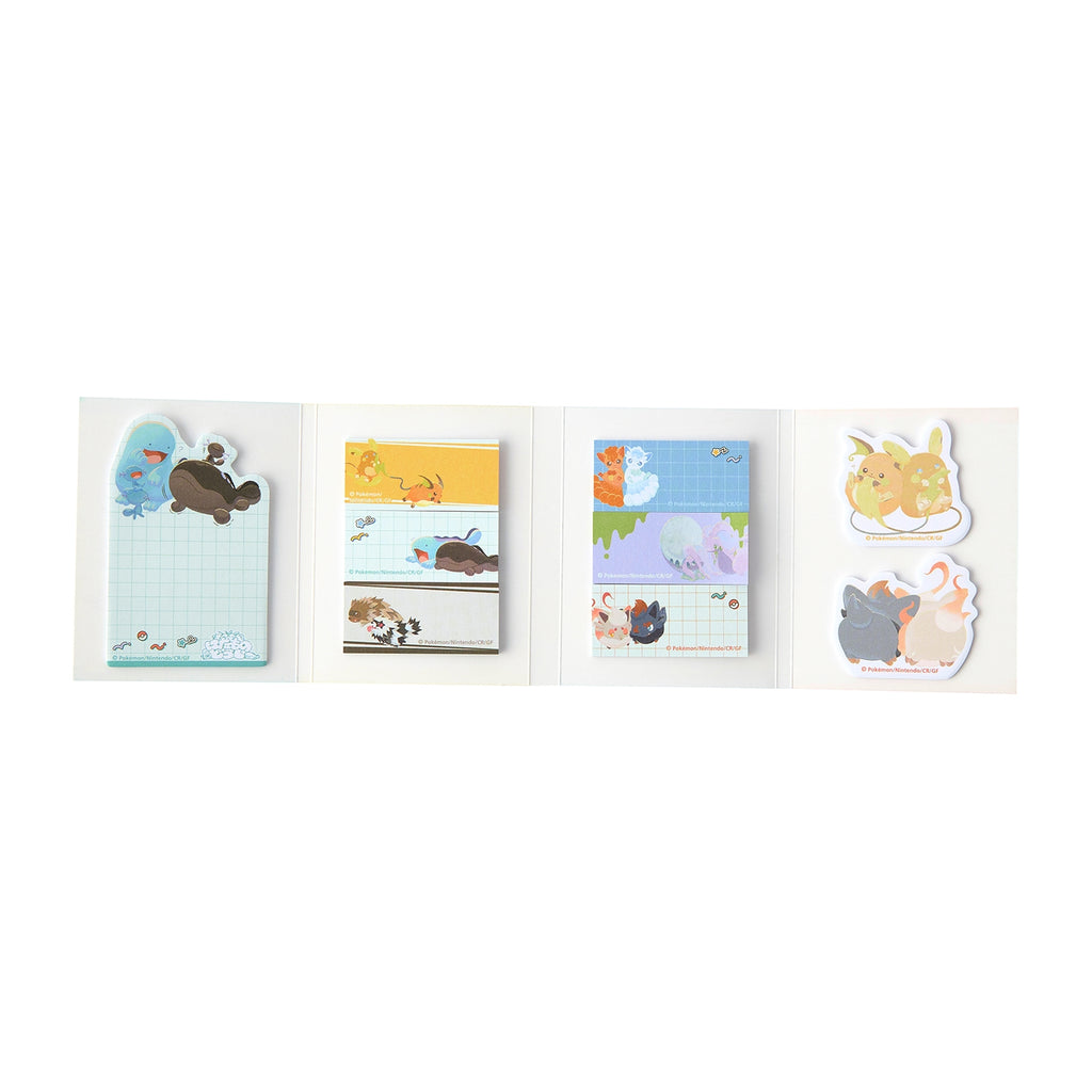 Official Pokemon Japan sticky set with quality construction from Japan