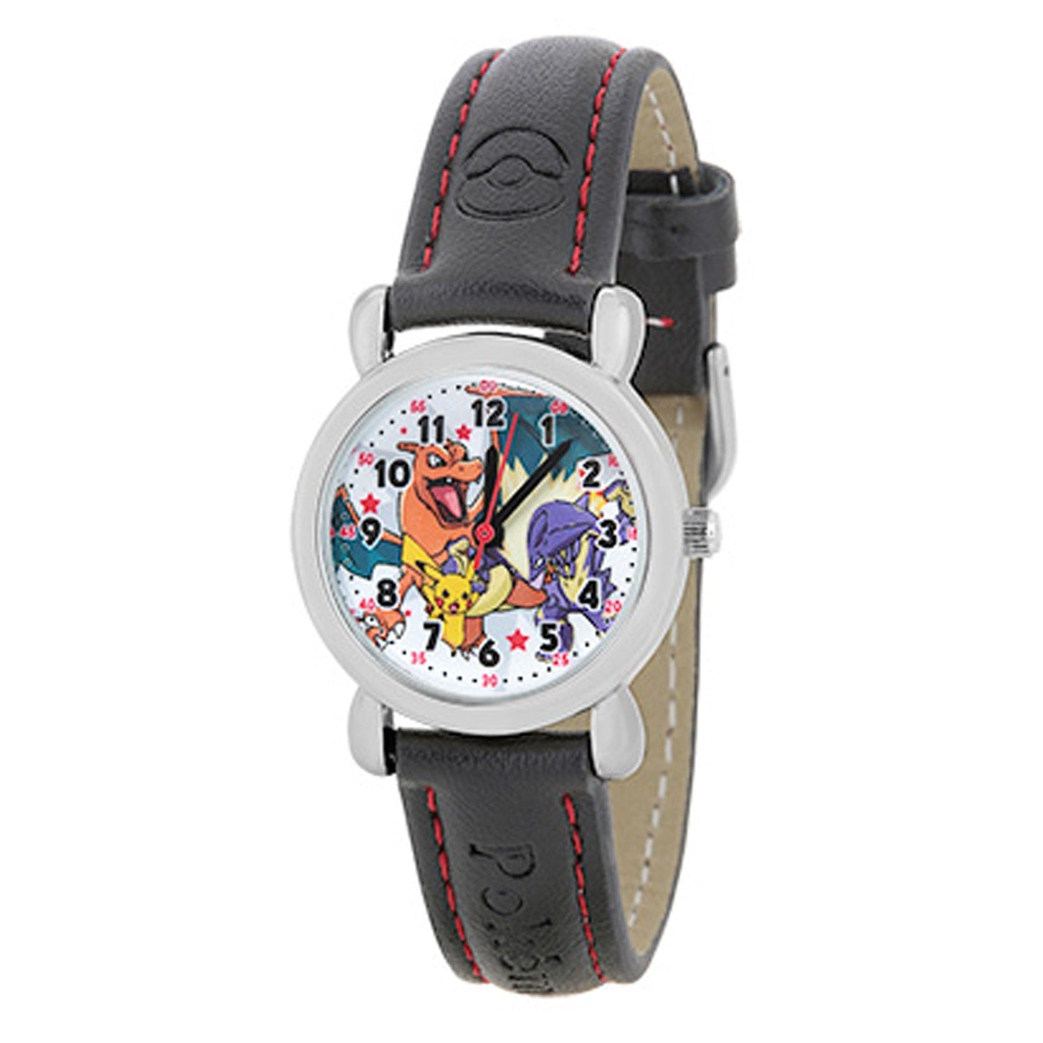 Pokemon Junior Watch Black with anime character design from Japan