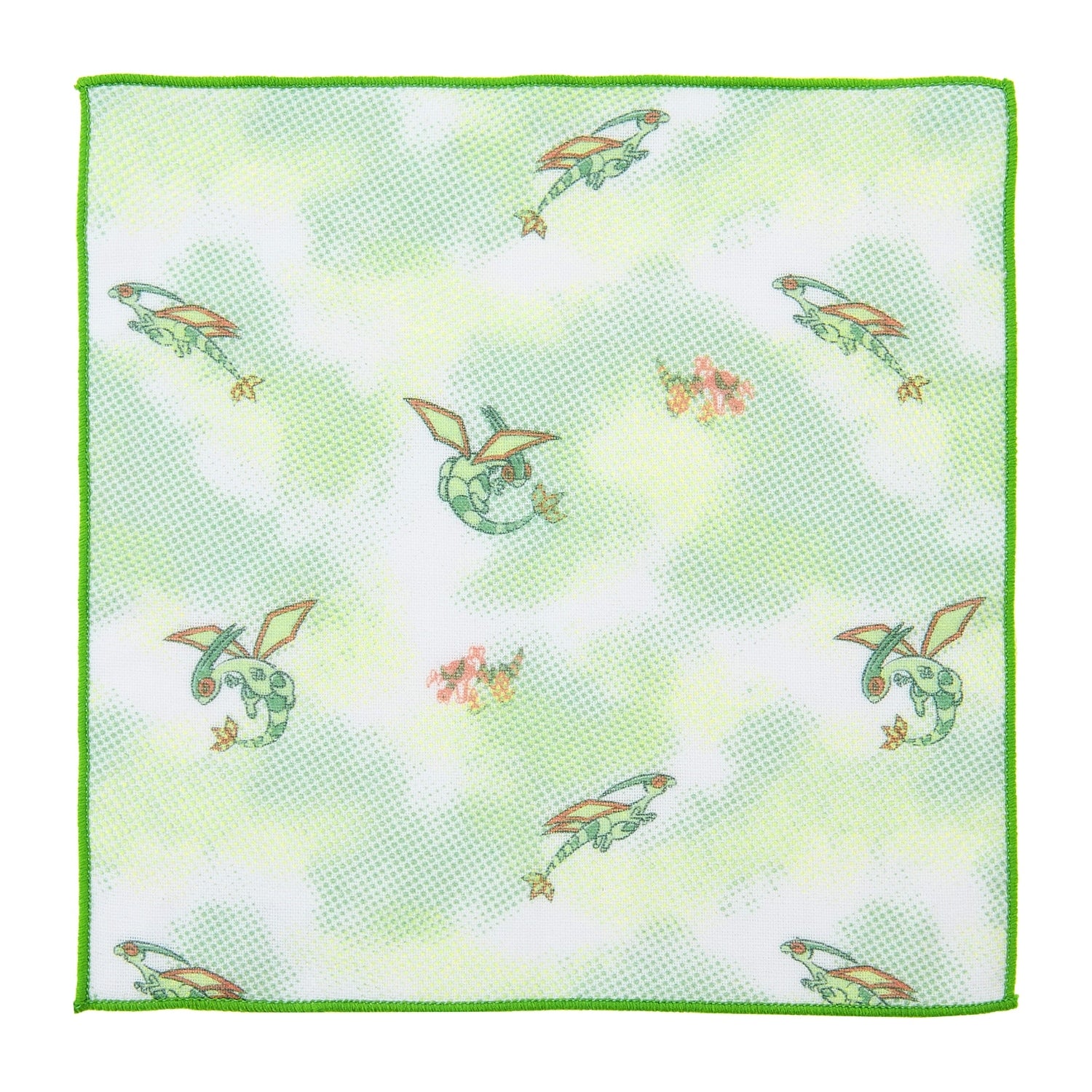 Flygon pattern hand towel with vibrant colors from Japan