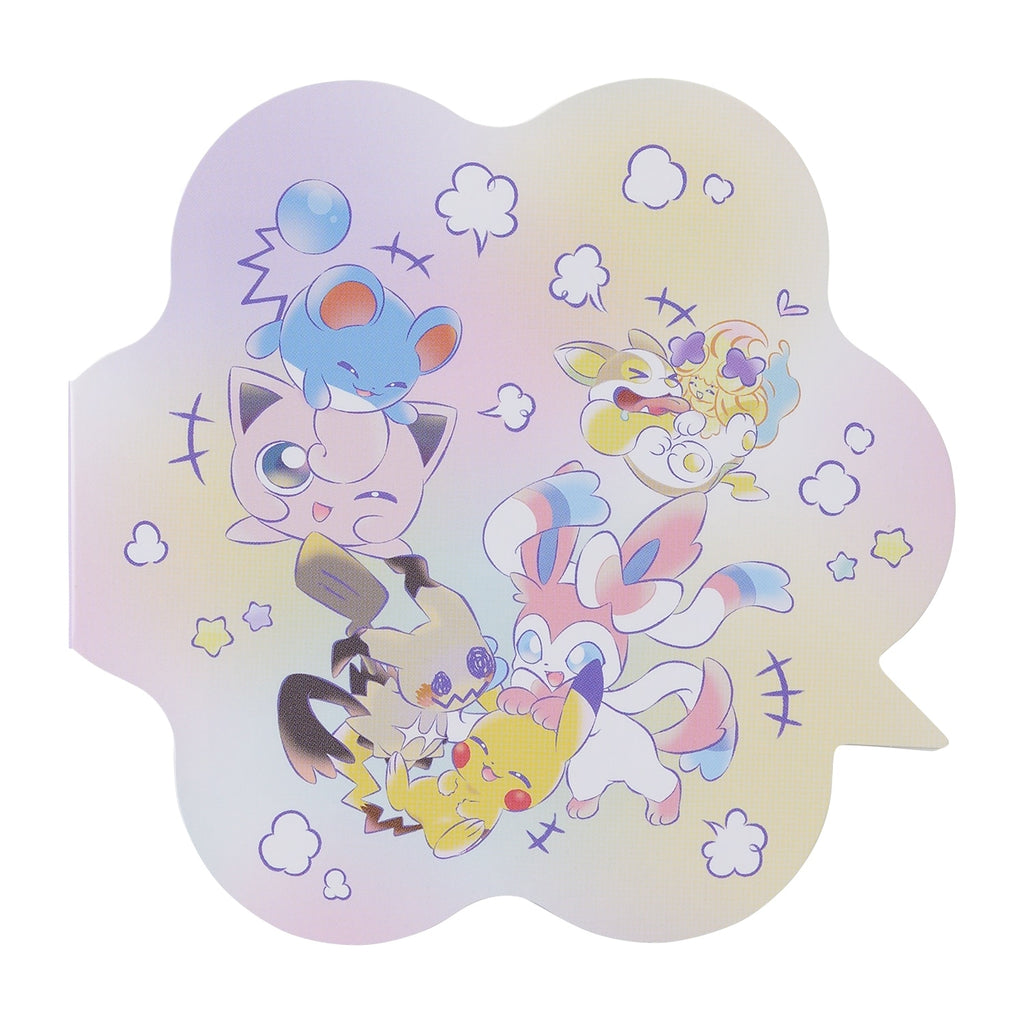 Die Cut Memo Play Rough! Pokemon character design from Japan