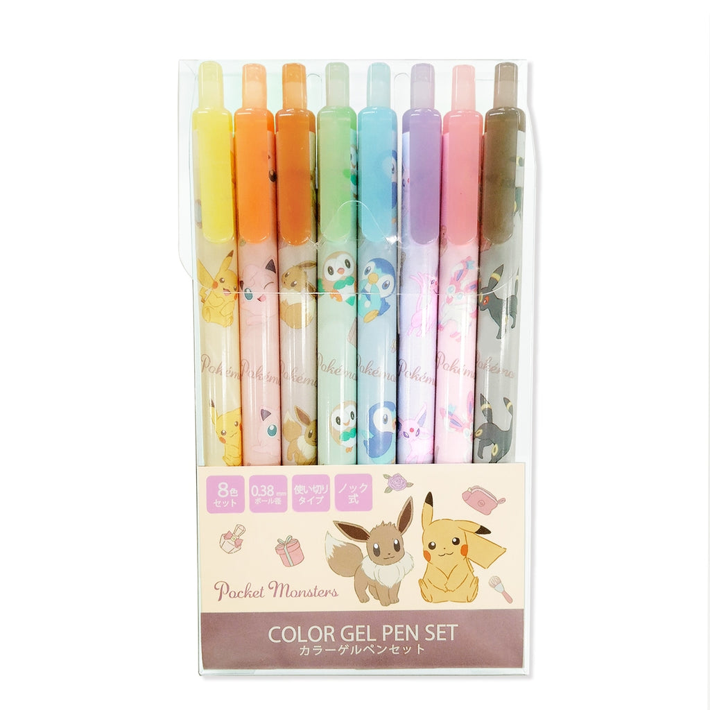 Wartortle design gel pen set from Japan with 8 colors