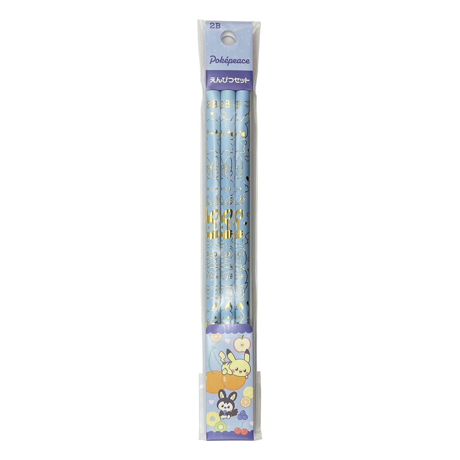 Pokemon Pencil Set Poke piece fruit series with colorful fruit designs from Japan
