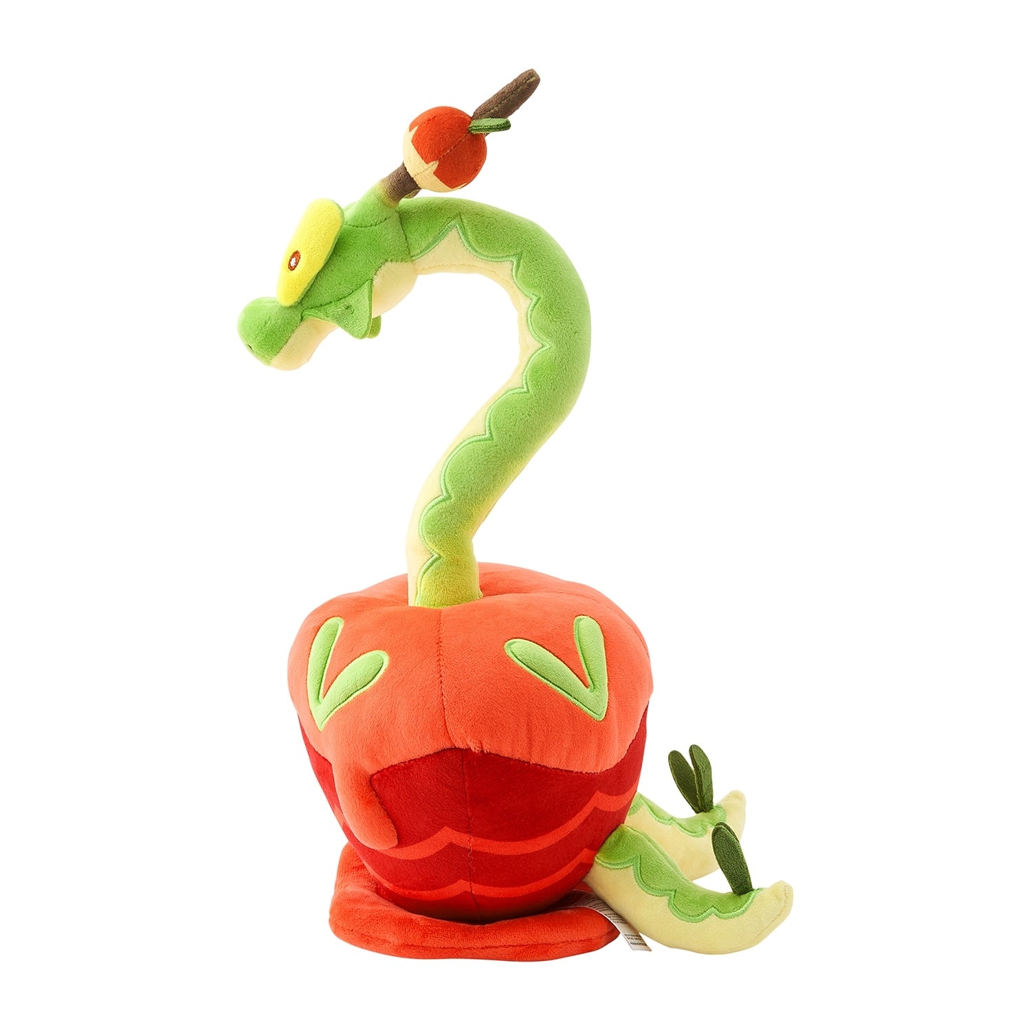 Japanese Kamitsuorochi plushie, side view with detailed design