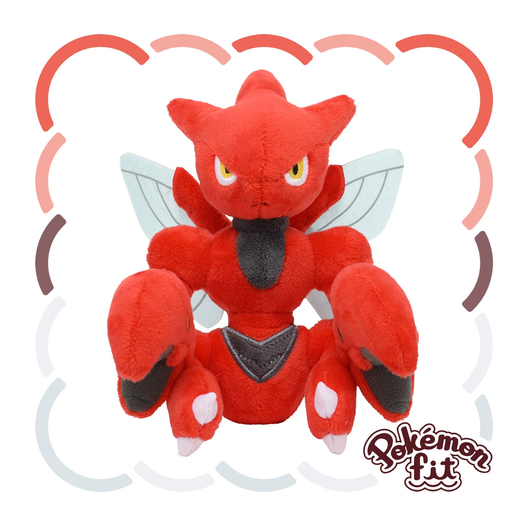 Scizor #212 Pokémon fit Official Plush — Pokémon Center Japan