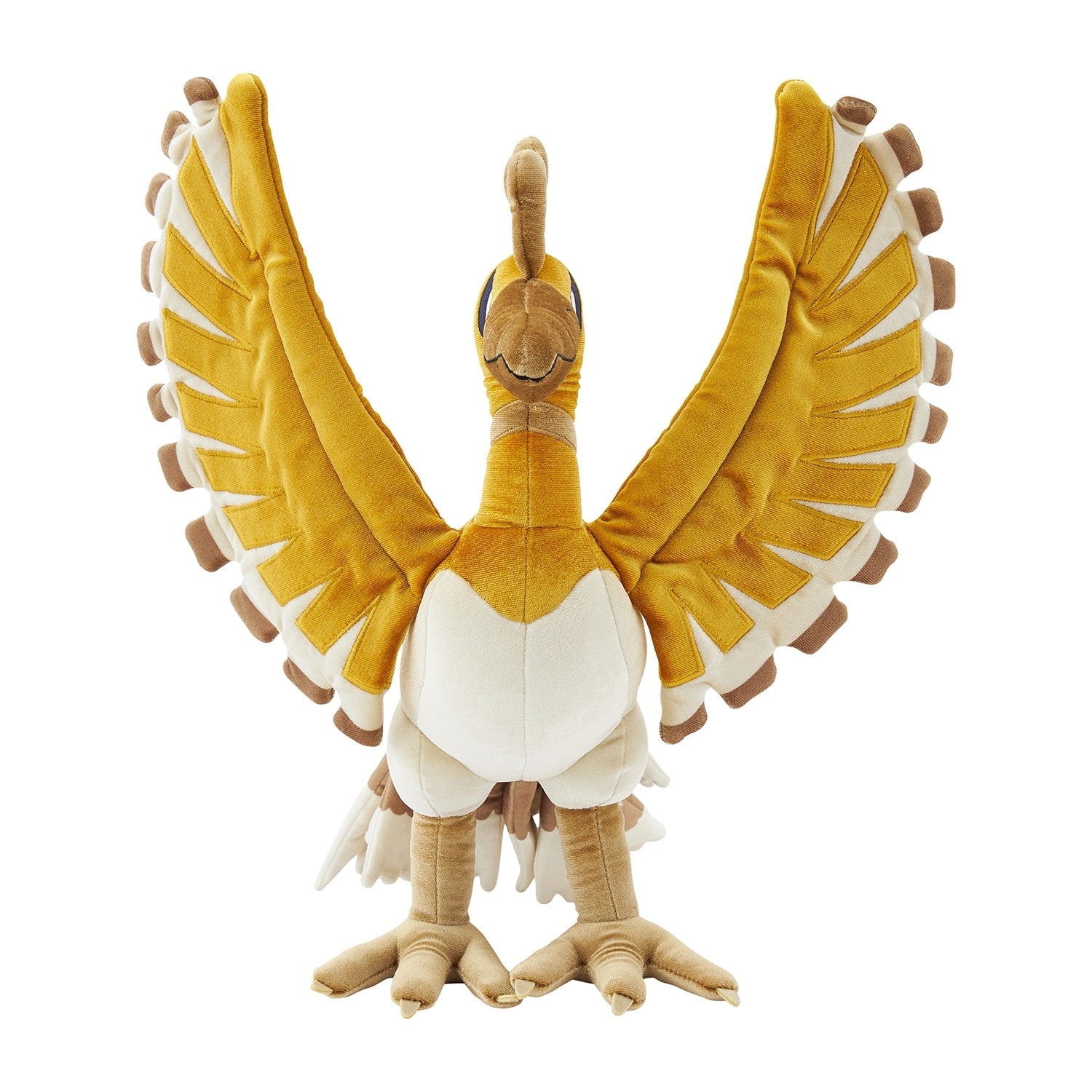 Premium Pokémon Ho-oh gold stuffed toy with detailed feathers