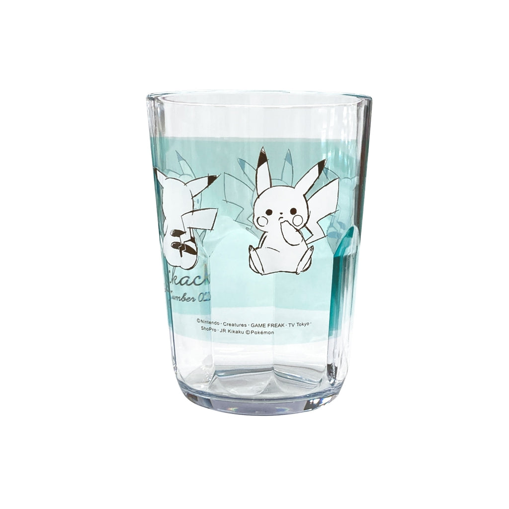 Clear tumbler "Pikachu number025" mint