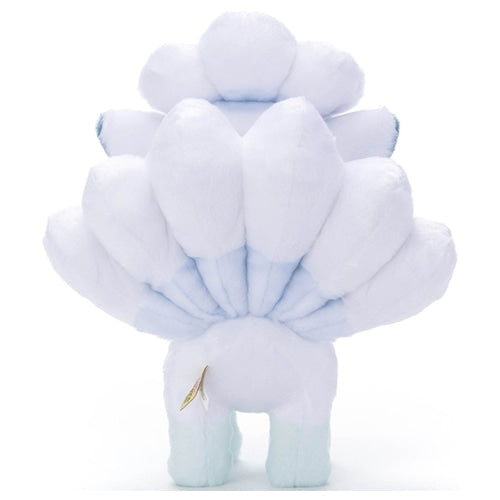 Authentic Japanese Pokemon Vulpix Alolan Form plush toy with detailed features, available at KADO Japan
