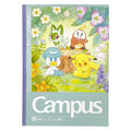 Campus notebook A ruled one scene art from Japan, featuring Pokemon characters