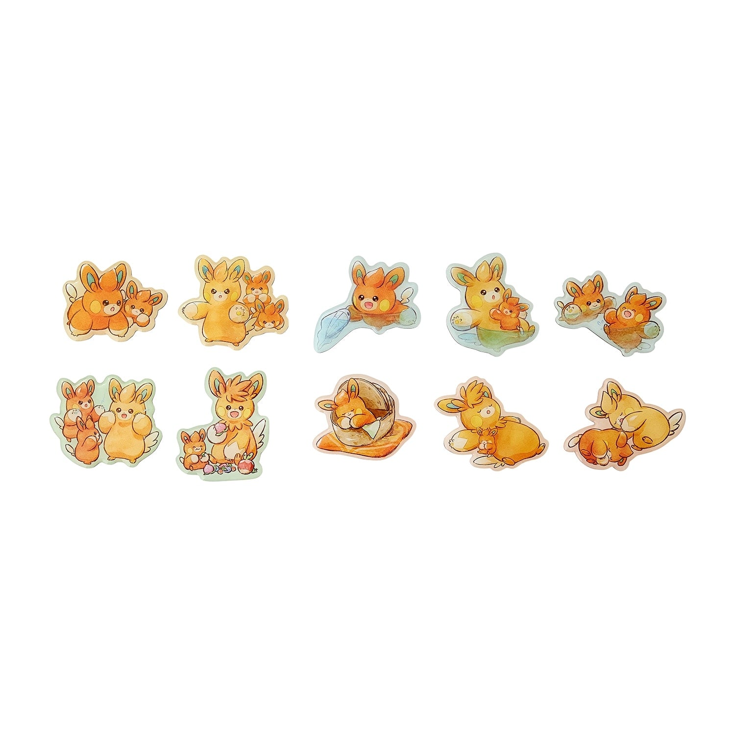 PAMO NO MURE Magnet Collection from Japan, featuring colorful Pokemon characters