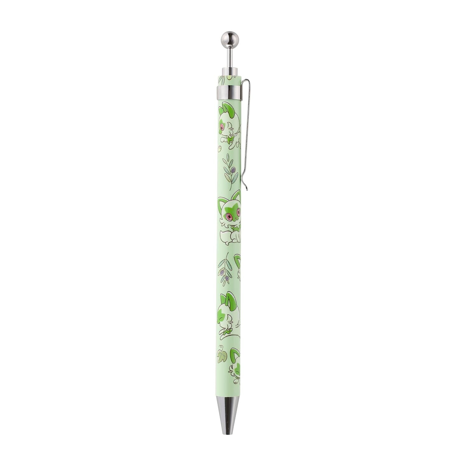 Pokemon Center Japan exclusive ballpoint pen with Sprigatito character, shipped from Japan