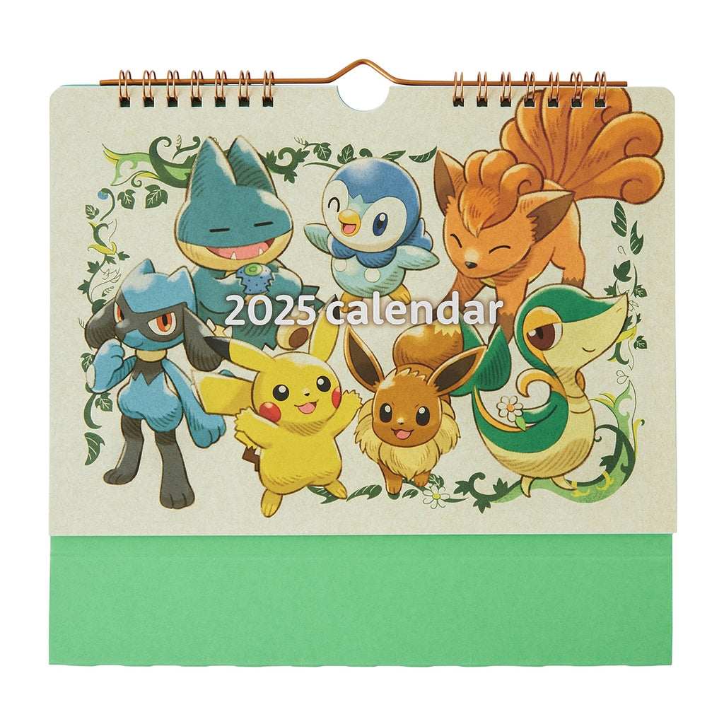 Pokemon Center Original Postcard Desk Calendar 2025 Seasonal Situations