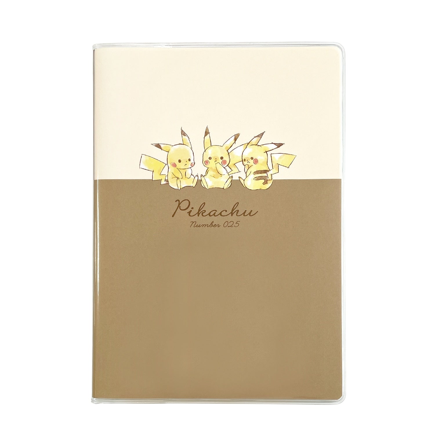 Pikachu number025 notebook from Japan, featuring Pikachu's cute face