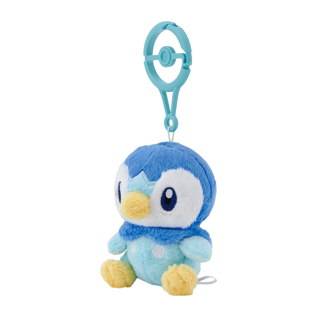 Piplup Mascot Plush with Carabiner Clip | Pokemon Center Japan