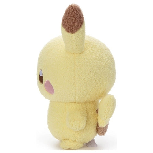 Pikachu plushie, detailed stitching and fabric from Japanese manufacturer