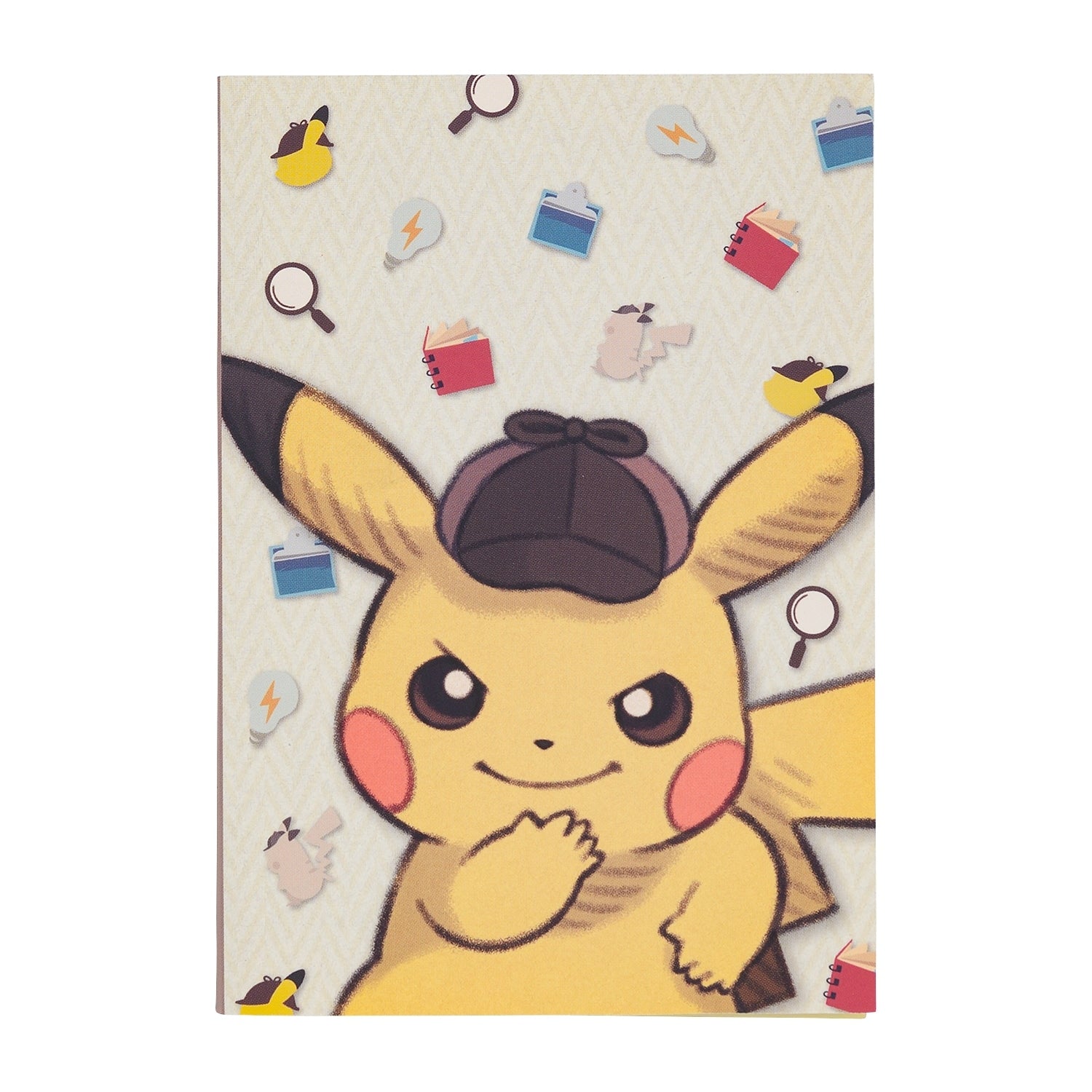 Official Pokemon Center Japan Detective Pikachu sticky set with notebook design from Japan