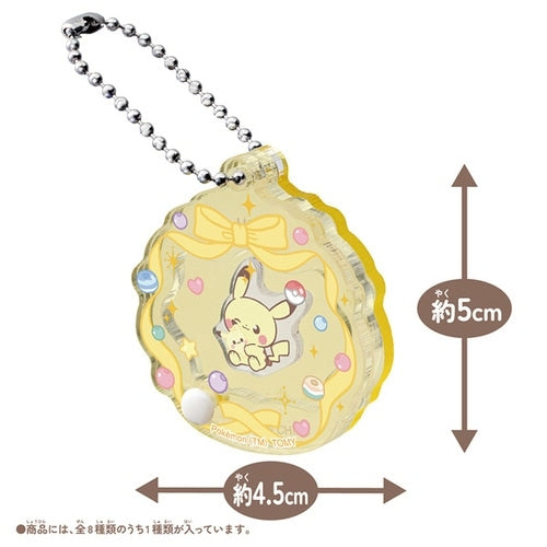 Authentic Pokemon charm collector item from Japan, showcasing detailed acrylic craft