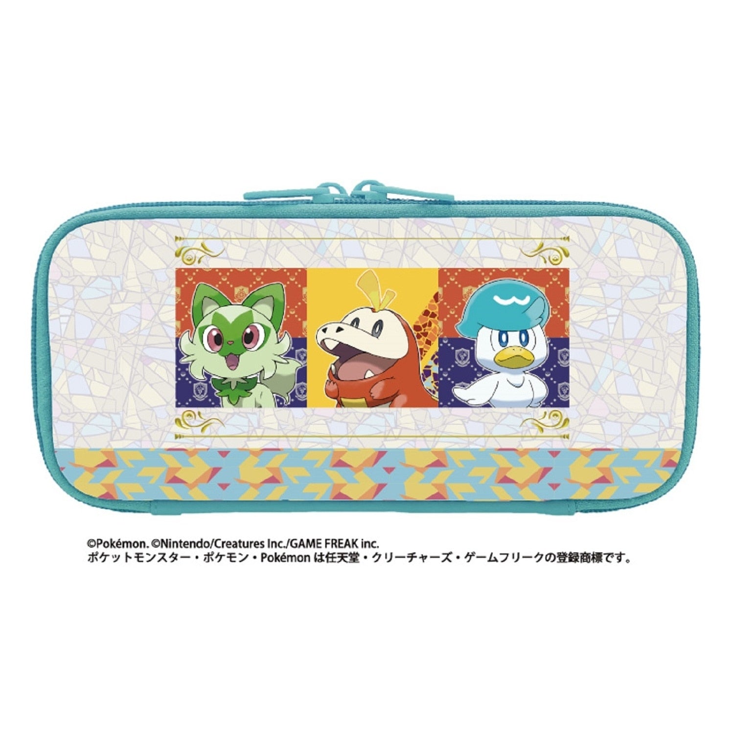 Close-up of Pokemon Smart Pouch EVA, showcasing EVA material and Nintendo Switch Lite fit from Japan