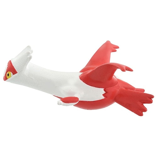Close-up of Latias figure with vibrant colors from Japanese anime store