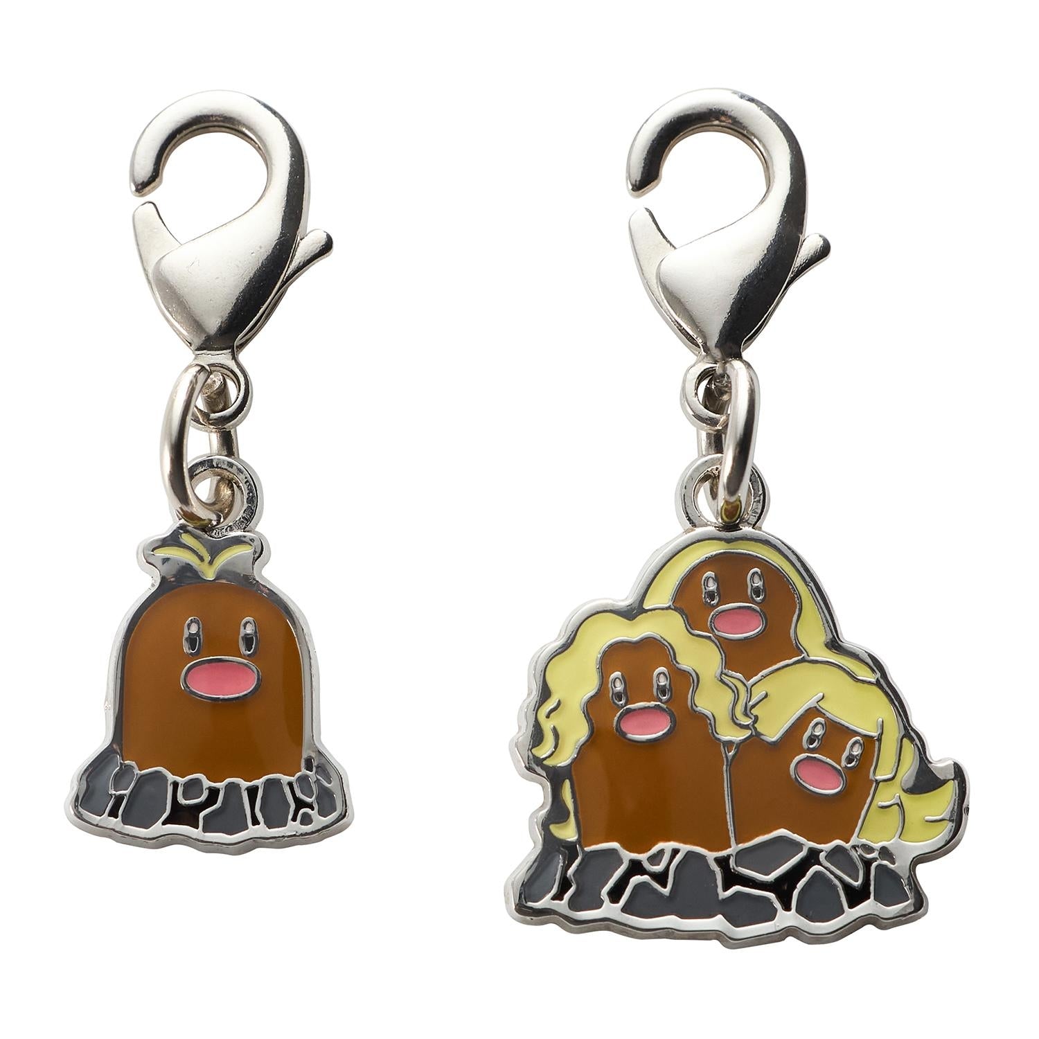 National Encyclopedia Metal Charm A050/A051, featuring Pokemon character, from Japan