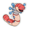 Pokemon sticker earthworm