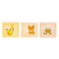 Pikachu mini memo set with Pamo and Dedenne, colorful illustrations from Japan