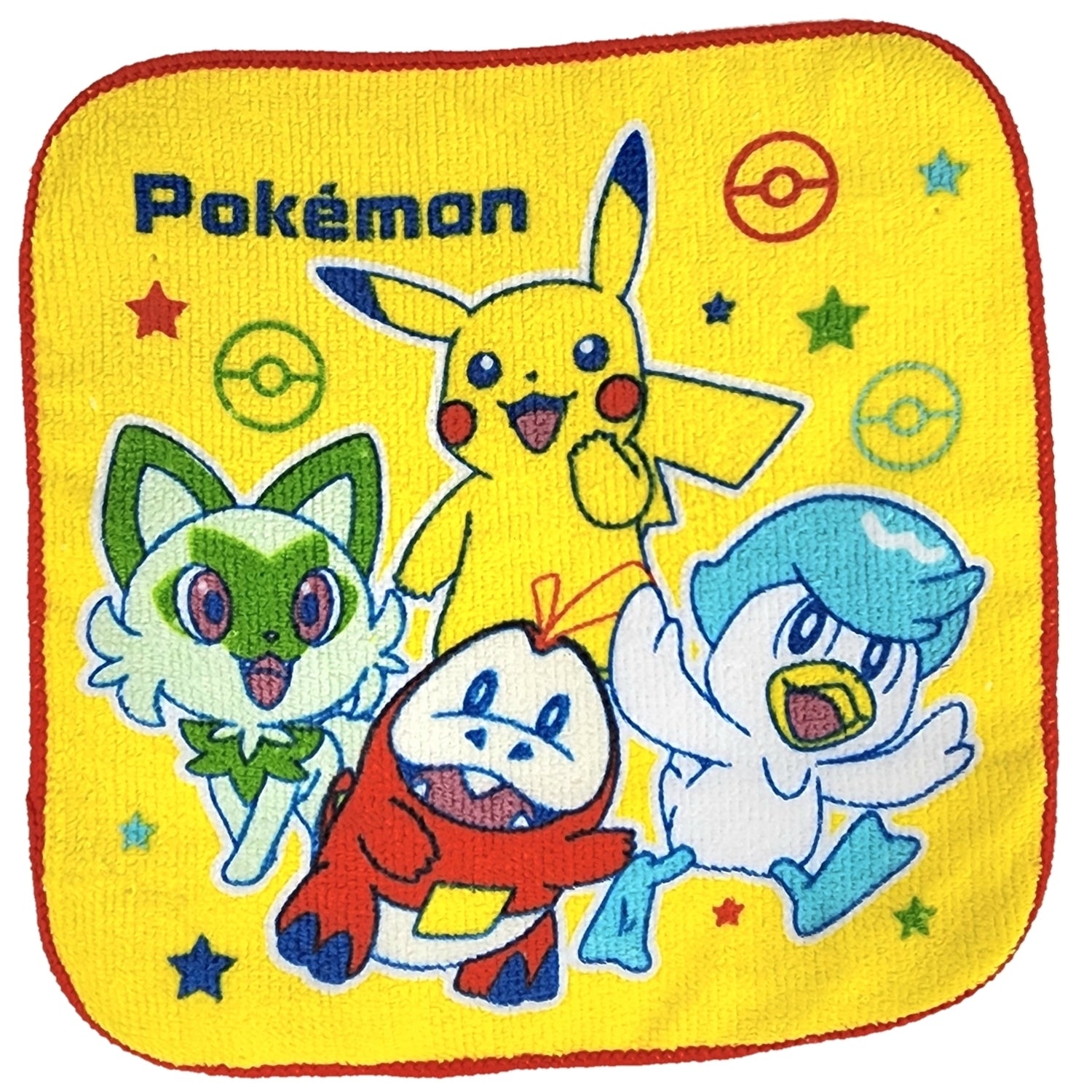 Pokemon Scarlet Violet 3-piece towel set, packaged and shipped from Japan