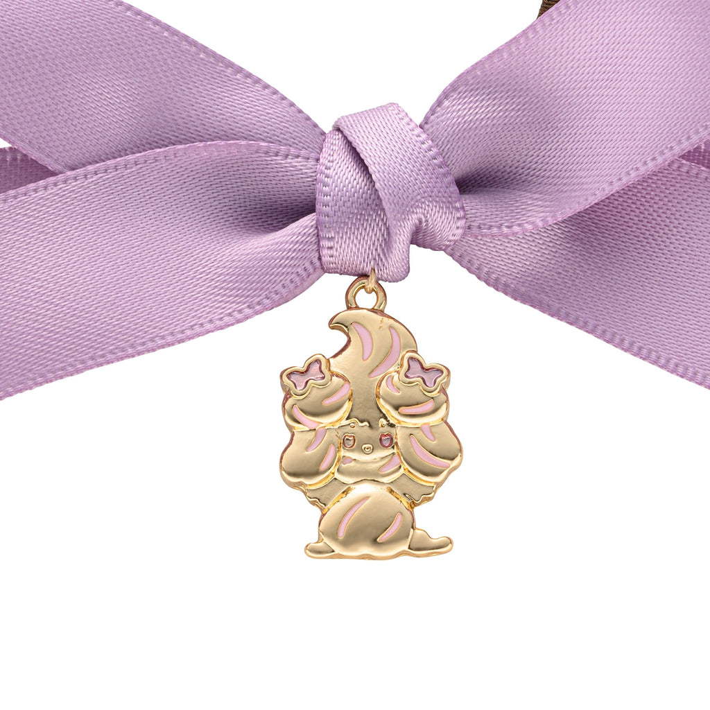 Close-up of Satin Ribbon Rubber 45 Mawhip Pokémon accessory from Japan