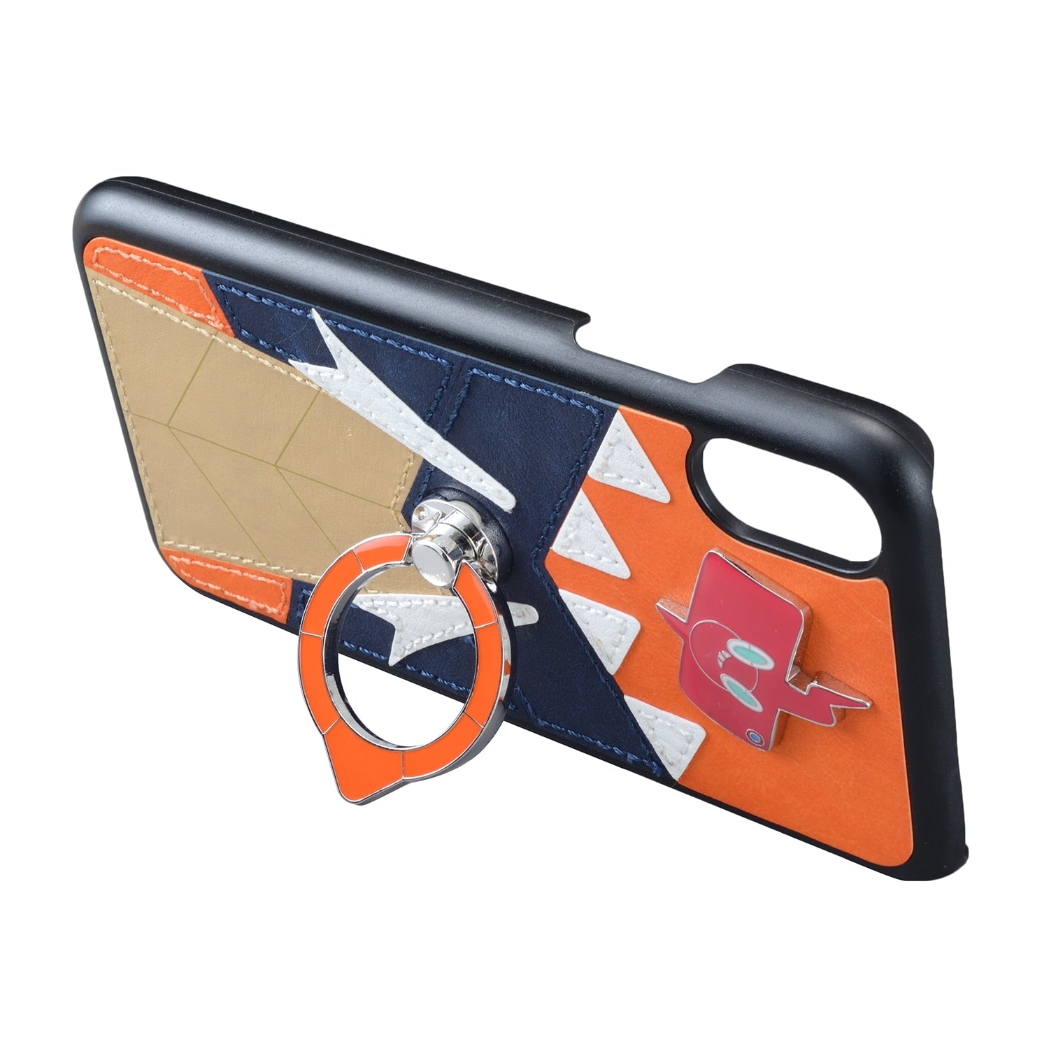 Smartphone case with ring for iPhone X/Xs Pokémon Trainers KB