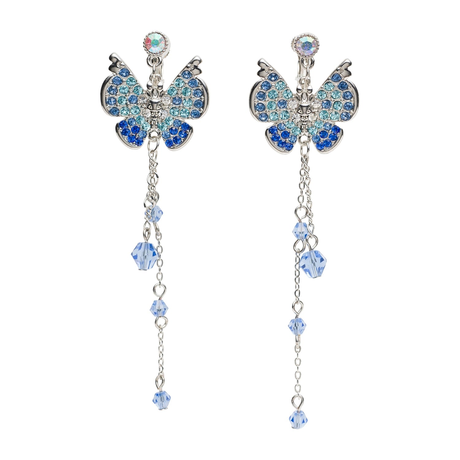 Pokémon Vivillon earrings with sparkling bijou details from Japan