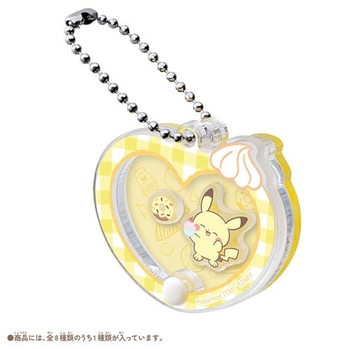 Poke Piece Moving ♪ Acrylic Charm Collection ~Sweets shop~ from Japan, featuring colorful sweets designs