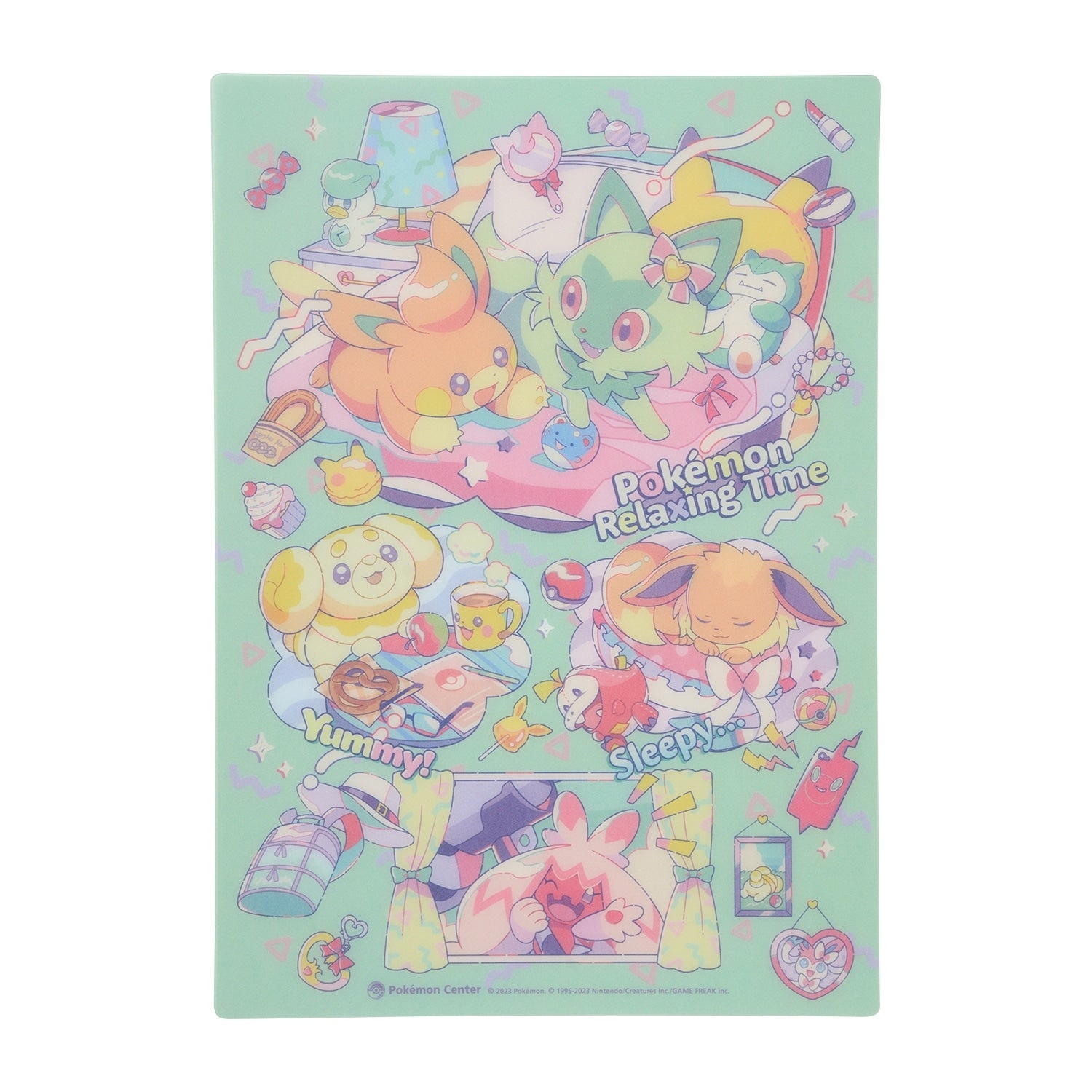Underlay Pokemon Relaxing Time with colorful characters from Japan