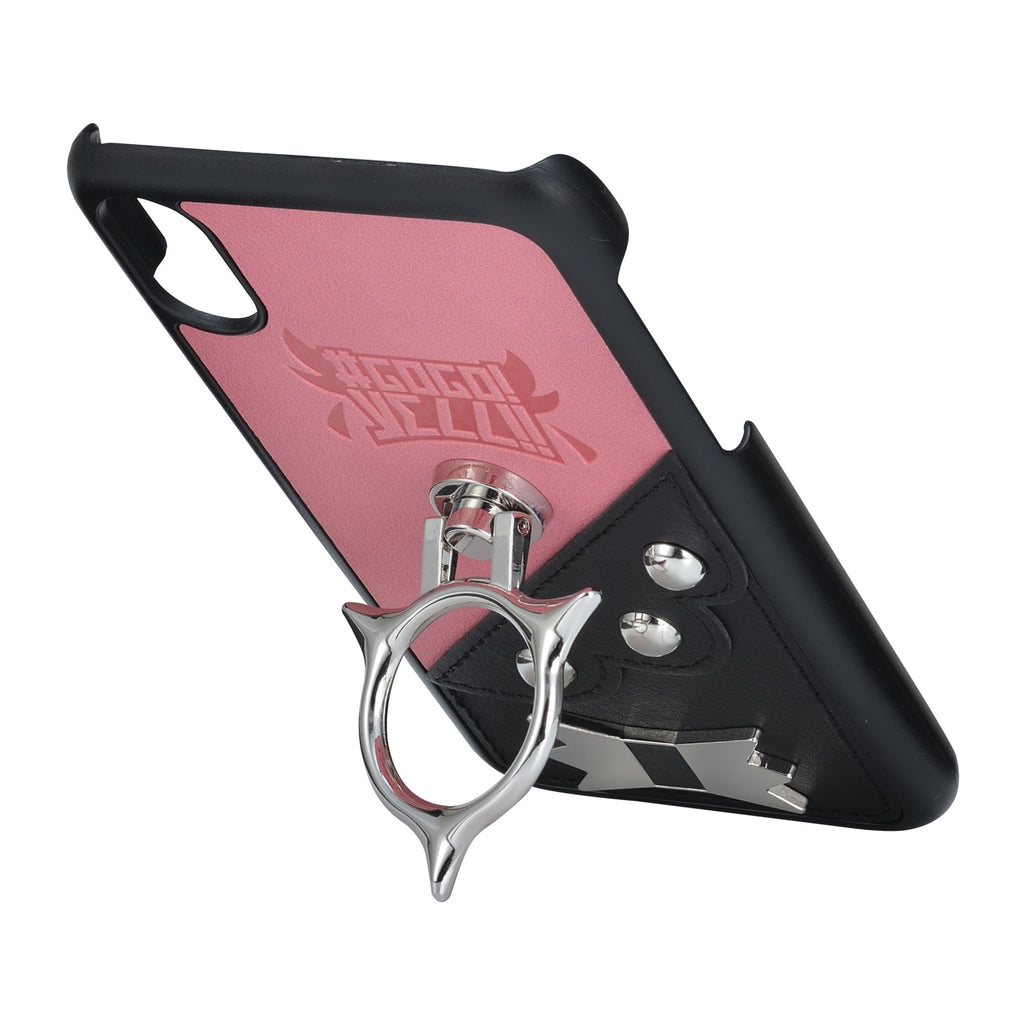 Smartphone cover with ring for iPhone X/Xs #GOGO!YELL!!