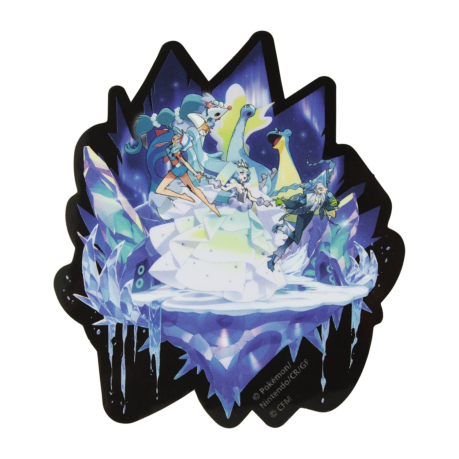 Rare Pokemon stickers from Japan, Poke Miku 18 Harmony Stage set with detailed characters