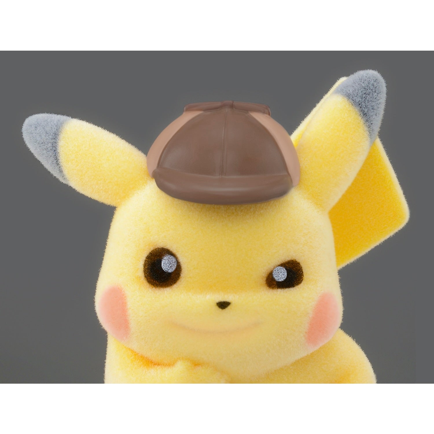 Official Detective Pikachu collectible with Pokemon logo from Japan