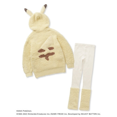 [gelato pique] Gelato Pikachu hoodie & leg warmer leggings set