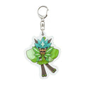 Ogapon keychain figure with green mask from Japan