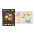 Set of 2 Japanese-style A4 clear files Daisushi! Sharitatsu-zukushi
