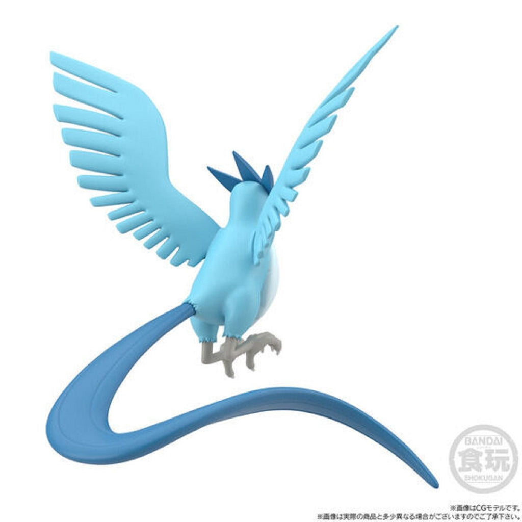 KADO Japan's Moltres figure with Generation 1 Kanto Region design, from Japan