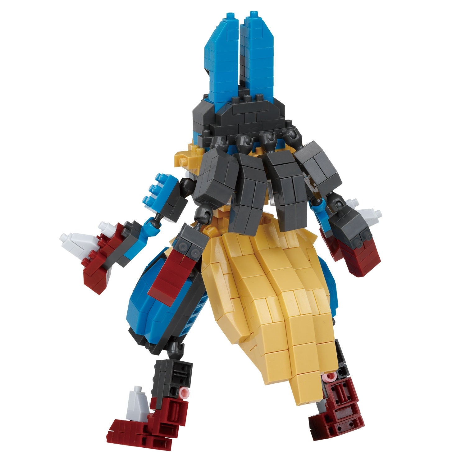 Nanoblock Mega Lucario RS Pokemon figure from Japan, side view