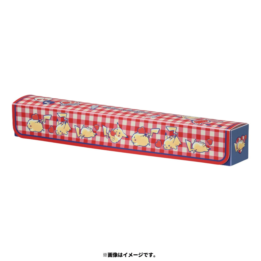Pokémon Card Game Playmat Case – Pikachu & Heart | Japan Exclusive