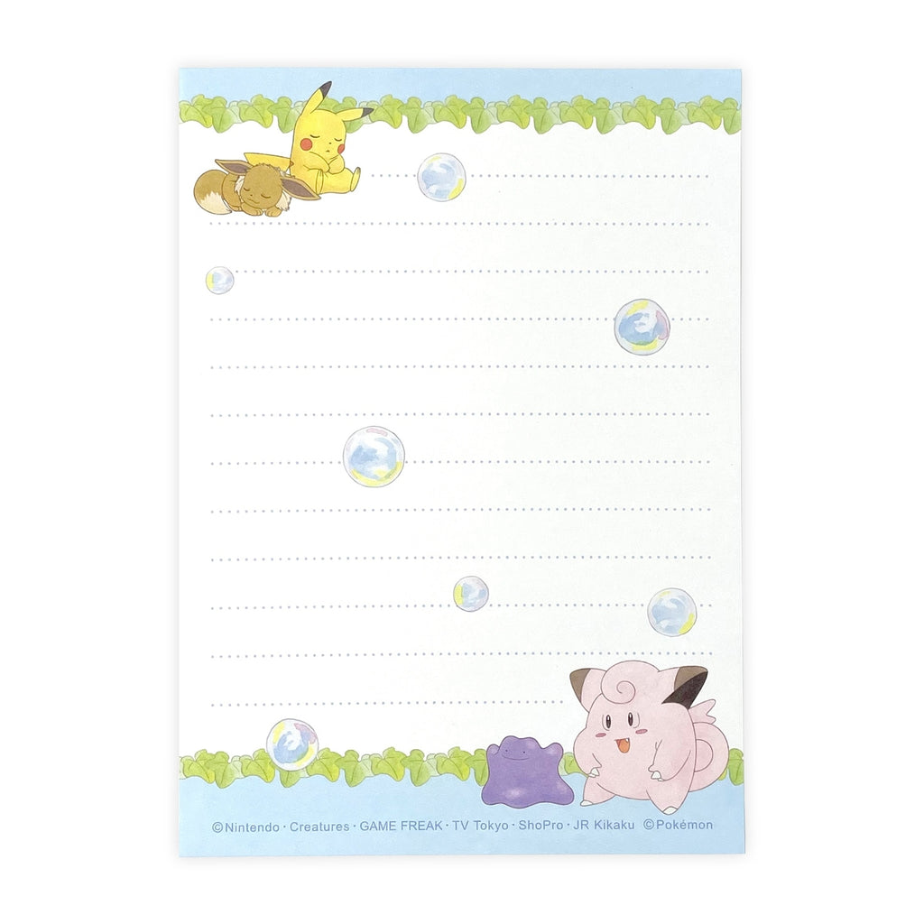 Pokemon A6 Memo Pad Japan Exclusive, displaying the authentic Japanese packaging and licensed product