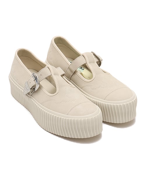Converse All Star Liftd Ribtape T-Strap WT OX sneakers with white and black stripes, from Japan